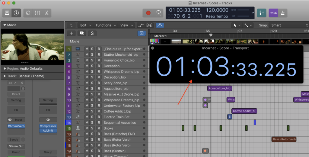 SMPTE timecode