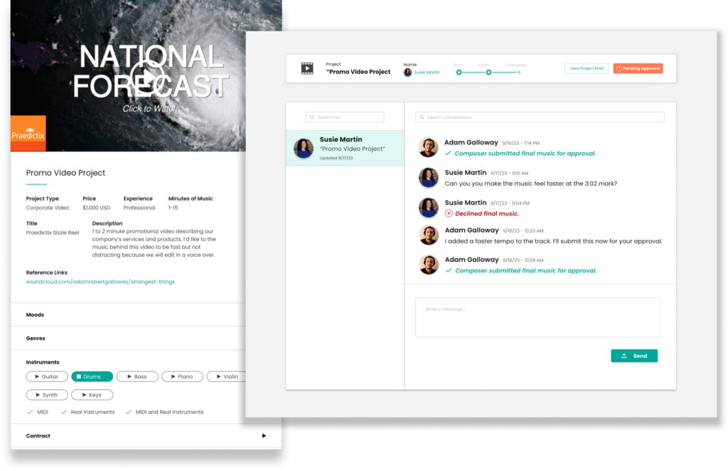 Compozly Collaboration-Screenshot